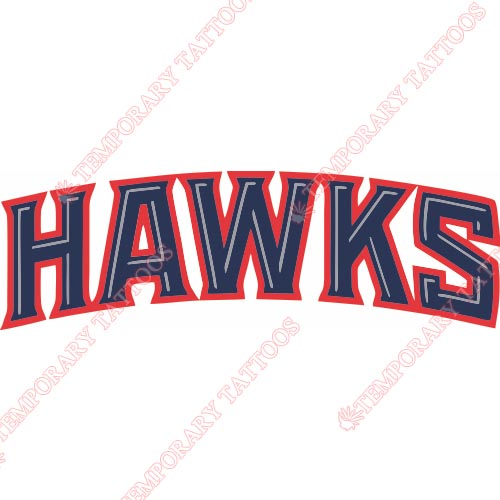 Atlanta Hawks Customize Temporary Tattoos Stickers NO.903
